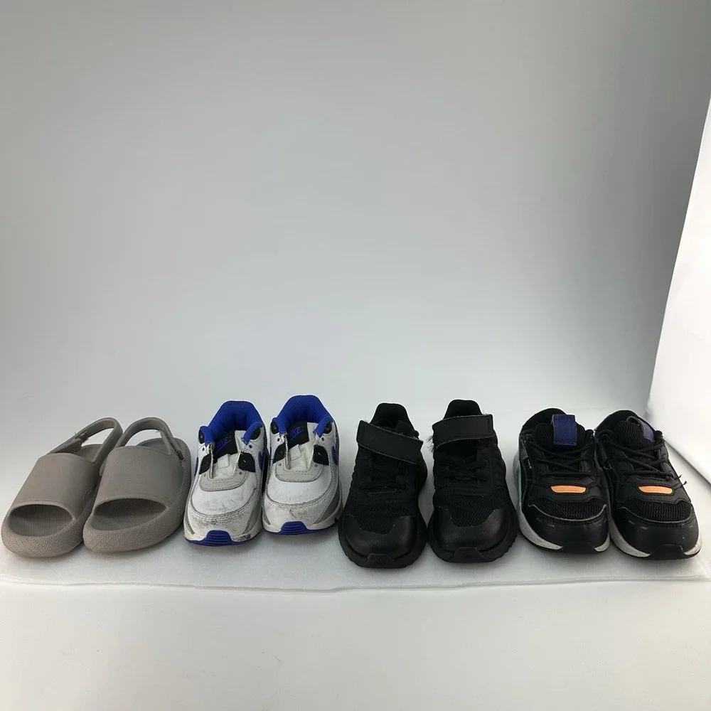 Lot 4 Toddler Shoes Nike Adidas Puma Old Navy Sizes 22 23 23.5 7 Used